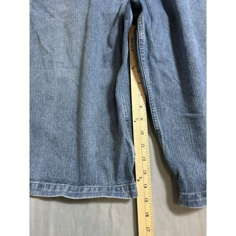 Vintage Rocawear Shorts Mens 40 Jean Blue Y2K Streetwear Wide Leg Baggy - Picture 3 of 8